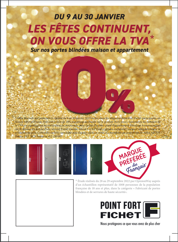 TVA OFFERTE FICHET BEZIERS ABS